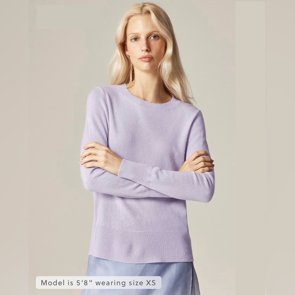 J.Crew Cashmere classic-fit crewneck sweater, NWT